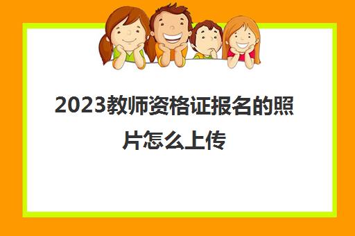 2023教师资格证报名的照片怎么上传(教师资格证照片要求)