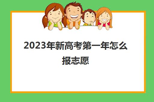 2023年新高考第一年怎么报志愿(2023年新高考方案)