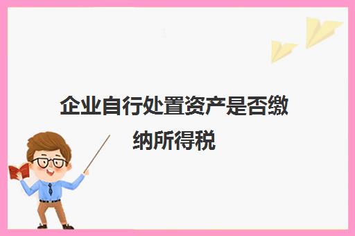 企业自行处置资产是否缴纳所得税(企业处置资产需要缴纳哪些税)