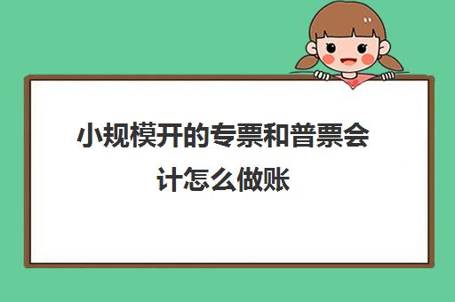 小规模开的专票和普票会计怎么做账(小规模开专票普票怎么做分录)