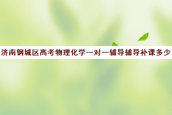 济南钢城区高考物理化学一对一辅导辅导补课多少钱一小时(高中物理补课一般多少钱一节