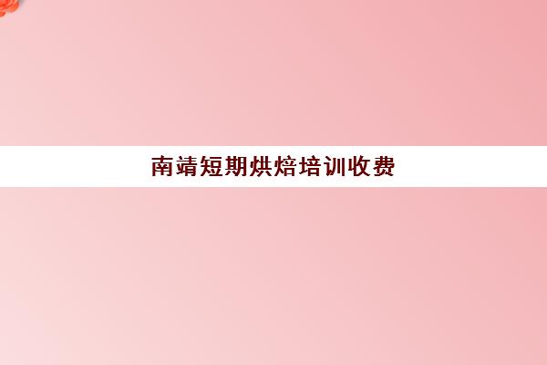 南靖短期烘焙培训收费(蛋糕烘焙培训学校收费)