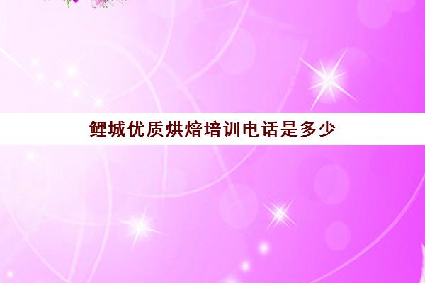 鲤城优质烘焙培训电话是多少(肥城蛋糕烘焙培训哪个好小班授课)