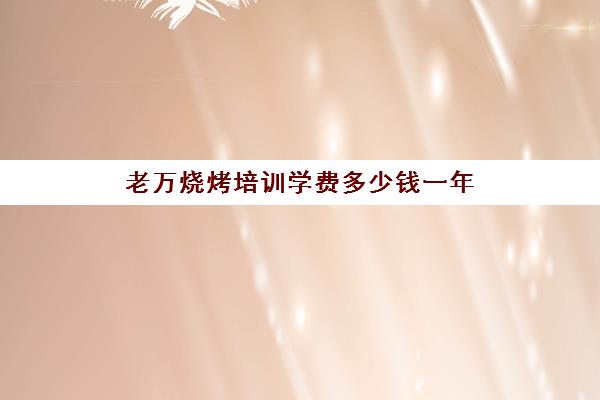 老万烧烤培训学费多少钱一年(烧烤师傅要学多久)