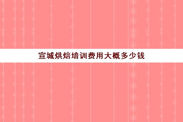 宣城烘焙培训费用大概多少钱(学蛋糕烘焙需要多少钱)