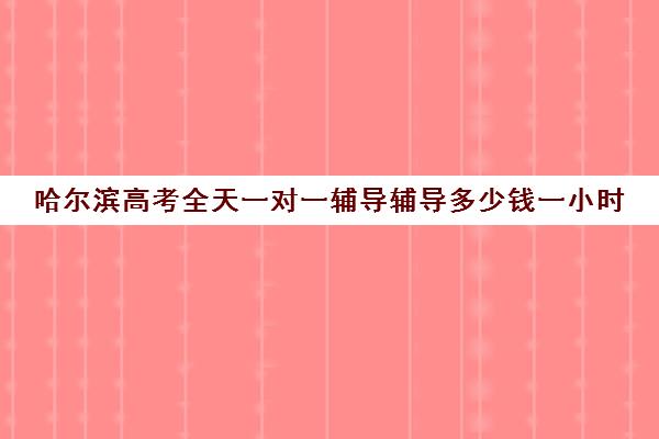 哈尔滨高考全天一对一辅导辅导多少钱一小时(哈尔滨高三封闭式培训机构)