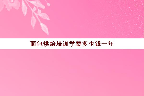 面包烘焙培训学费多少钱一年(烘焙班一般学费多少)