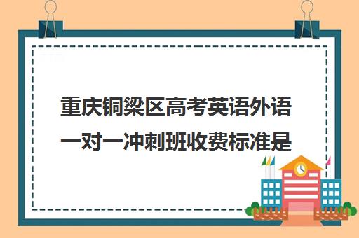 重庆铜梁区高考英语外语一对一冲刺班收费标准是多少补课多少钱一小时(高中补课一对一