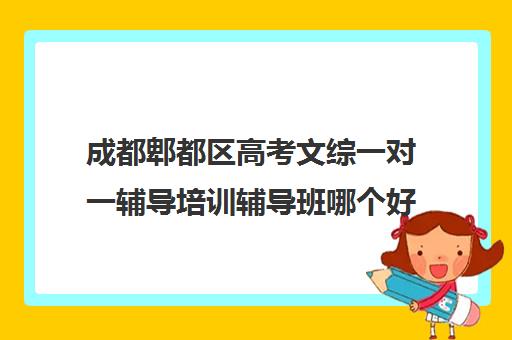 成都郫都区高考文综一对一辅导培训辅导班哪个好(成都比较好的高中培训机构有哪些)