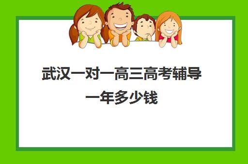 武汉一对一高三高考辅导一年多少钱(高三辅导班收费)