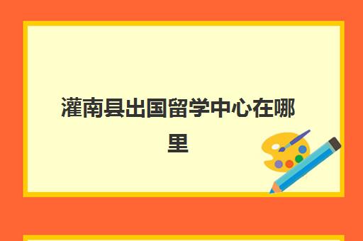 灌南县出国留学中心在哪里(灌南县政府官网)