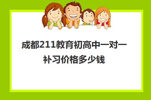 成都211教育初高中一对一补习价格多少钱