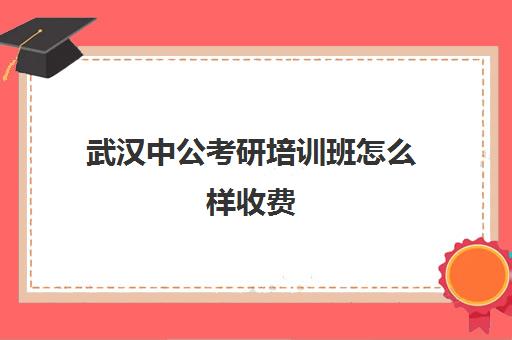 武汉中公考研培训班怎么样收费(武汉考研培训机构排名前十)