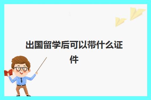 出国留学后可以带什么证件(出国需要办什么证件)