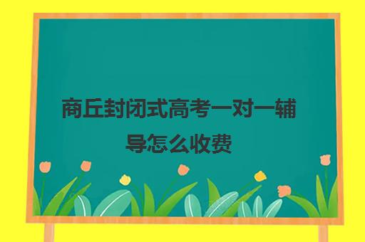 商丘封闭式高考一对一辅导怎么收费(商丘的补课机构有哪些)