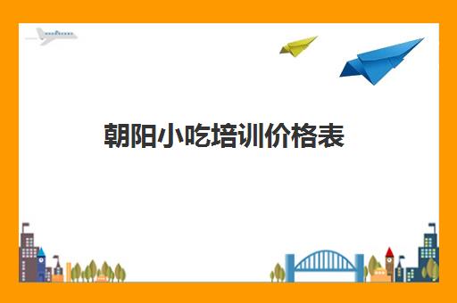 朝阳小吃培训价格表(平原孙大妈小吃培训价格表)