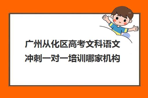 广州从化区高考文科语文冲刺一对一培训哪家机构好(广州最厉害的高中补课机构)