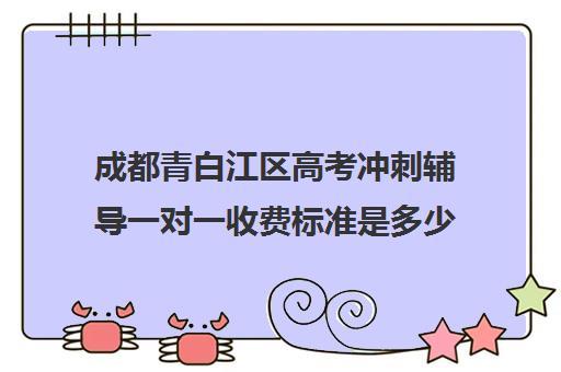 成都青白江区高考冲刺辅导一对一收费标准是多少补课多少钱一小时(新东方一对一收费价