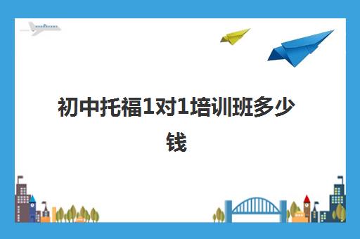 初中托福1对1培训班多少钱(托福培训班学费一般多少钱)