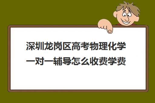 深圳龙岗区高考物理化学一对一辅导怎么收费学费多少钱(高中物理补课哪里比较好啊)