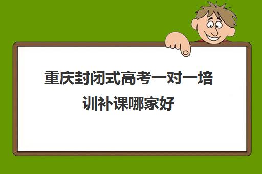 重庆封闭式高考一对一培训补课哪家好(重庆一对一辅导价格表)