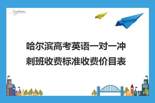 哈尔滨高考英语一对一冲刺班收费标准收费价目表(一对一辅导多少钱一小时)