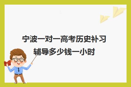 宁波一对一高考历史补习辅导多少钱一小时