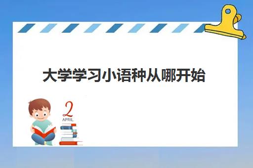 大学学习小语种从哪开始