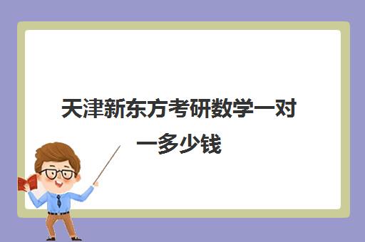 天津新东方考研数学一对一多少钱(新东方优能一对一怎样)