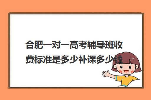 合肥一对一高考辅导班收费标准是多少补课多少钱一小时(合肥一对一补课价格)