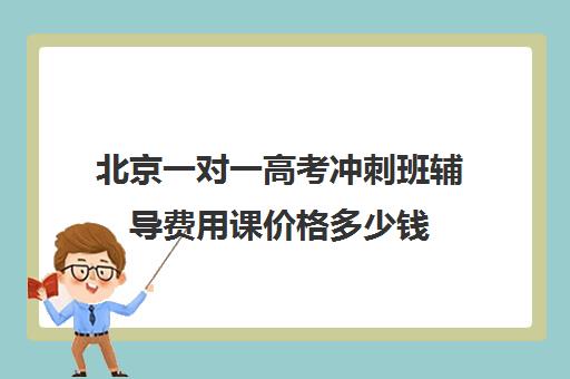 北京一对一高考冲刺班辅导费用课价格多少钱(北京高三补课机构排名)