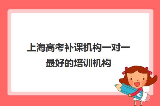 上海高考补课机构一对一最好的培训机构(上海高三全日制补课机构)