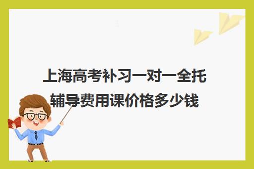 上海高考补习一对一全托辅导费用课价格多少钱