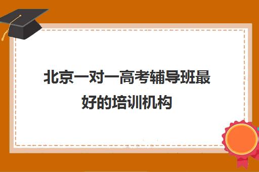 北京一对一高考辅导班最好的培训机构(高考培训机构排名最新)