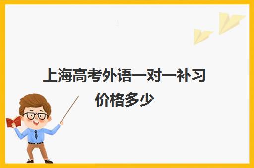 上海高考外语一对一补习价格多少