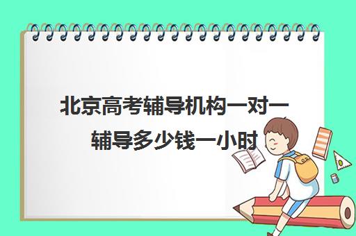 北京高考辅导机构一对一辅导多少钱一小时(北京高中一对一补课费用)