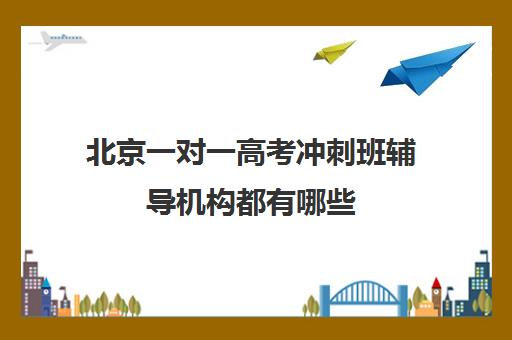 北京一对一高考冲刺班辅导机构都有哪些(一对一辅导收费)