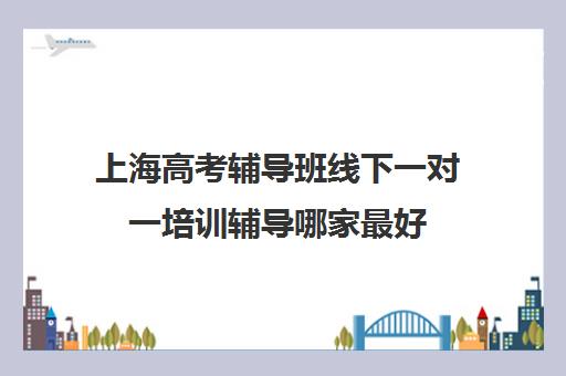 上海高考辅导班线下一对一培训辅导哪家最好(高考线上辅导机构有哪些比较好)