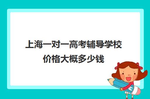 上海一对一高考辅导学校价格大概多少钱(高三辅导一对一多少钱)