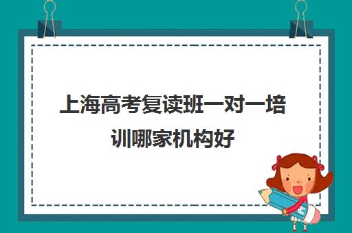 上海高考复读班一对一培训哪家机构好(上海精锐一对一价格)