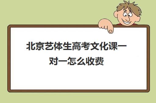 北京艺体生高考文化课一对一怎么收费(高三艺考生文化课集训多少钱)