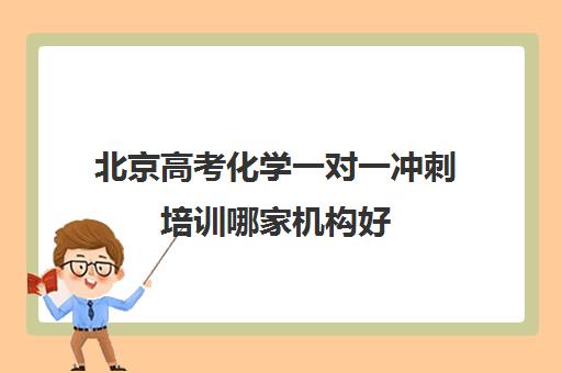 北京高考化学一对一冲刺培训哪家机构好(高考一对一辅导机构哪个好)