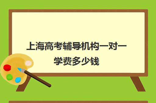 上海高考辅导机构一对一学费多少钱(高考线上辅导机构有哪些比较好)