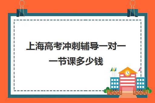 上海高考冲刺辅导一对一一节课多少钱(一对一辅导一节课多长时间)