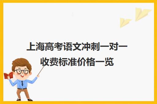 上海高考语文冲刺一对一收费标准价格一览(精锐一对一收费标准)