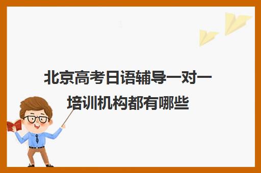 北京高考日语辅导一对一培训机构都有哪些(一对一教育机构费用)