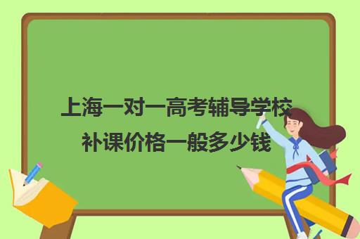 上海一对一高考辅导学校补课价格一般多少钱(上海高三全日制补课机构)