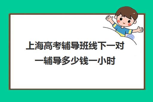 上海高考辅导班线下一对一辅导多少钱一小时(上海高考补课机构排名)