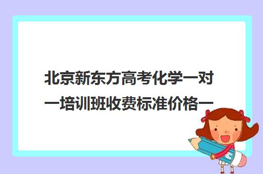 北京新东方高考化学一对一培训班收费标准价格一览(新东方全日制高考班收费)