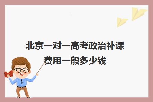 北京一对一高考政治补课费用一般多少钱(北京市口碑最好的补课机构是哪家)